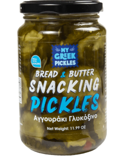 MY GREEK PICKLES - BREAD & BUTTER PICKLES ΑΓΓΟΥΡΑΚΙ...