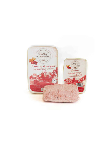 ΠΑΡΑΣΚΕΥΑΣΜΑ ΤΑΧΙΝΙΟΥ ΜΕ CRANBERRY & ΑΜΥΓΔΑΛΑ 450g