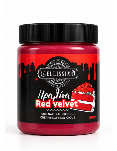 Πραλίνα Red Velvet Gellissimo Biscoto 370 g