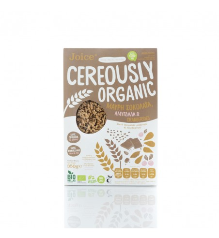 HEALTHY Δημητριακά με Μαύρη Σοκολάτα, Αμύγδαλα & Cranberries 350gr